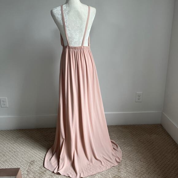 Show Me Your MuMu Amanda Maxi Dress Blush - Picture 8 of 10